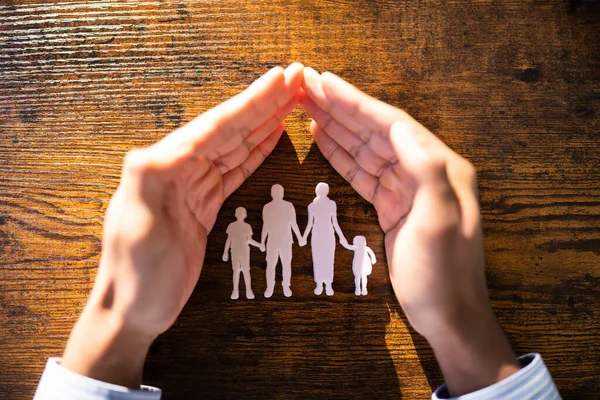 African American Family Couple Versicherungsschutz Und Gesundheitsfürsorge — Stockfoto