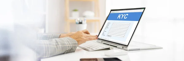 Kyc Connaissez Votre Client Identification Personnelle Confiance — Photo
