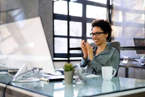 Riunione Videoconferenze Virtuali Online — Foto Stock