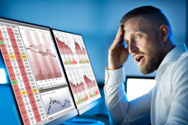 Mali Kayıp Verileri. Hisse Kayıpları ve Azalma Çizelgesinde İşadamı