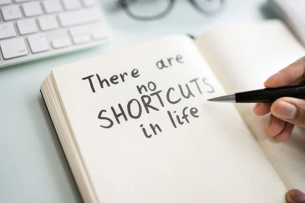 Shortcut Text Written Person Marker Page — Stock Photo, Image