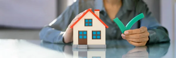 House Buy Ellenőrző Lista Ingatlan Home Check List — Stock Fotó