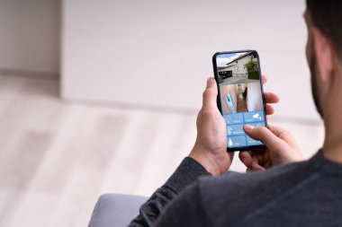 Akıllı Ev Mobese Güvenliği Cep Telefonu ya da Akıllı Telefon