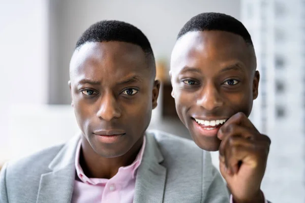 Selbstbetrug Und Depression Mann Mit Panik Und Phobie — Stockfoto