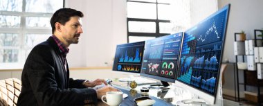 KPI İş Analizi Veri Paneli Ekranda