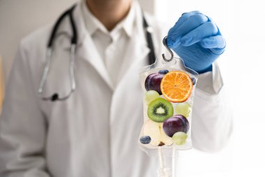 Serum Drip Vitamin Enfüzyon Terapisi Salin Torbası