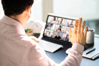 Bilgisayarda Görüntü Konferansı Webinar Çevrimiçi Arama Toplantısı