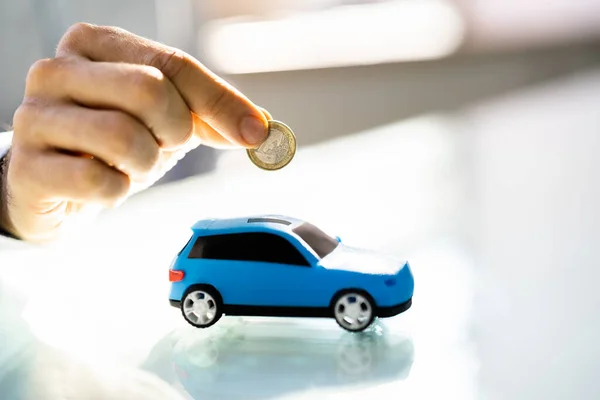 Poupar Dinheiro Para Carro Preços Seguros Dos Veículos — Fotografia de Stock