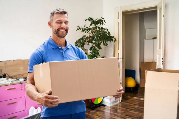 Mover Packers Services Living Room House Move — Foto de Stock