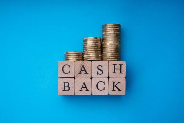 Πώληση Χρημάτων Cashback Concept Έκπτωση Και Ανταμοιβή Νομισμάτων — Φωτογραφία Αρχείου