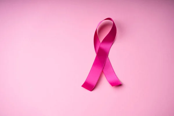 Breast Cancer Support Background Awareness Help Ribbon — ストック写真