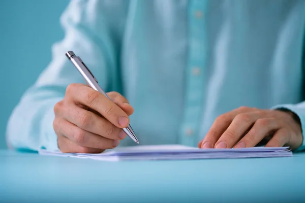 Advocaat Ondertekenaar Van Het Juridische Document Van Het Handelscontract — Stockfoto