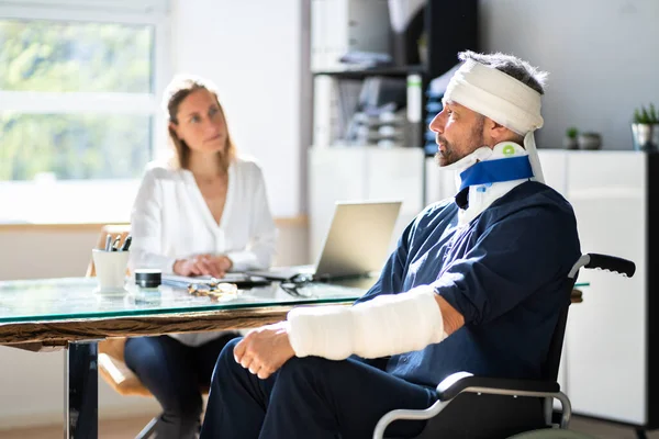 Compensation Money Litigation Employment Health Coverage — Stock Photo, Image