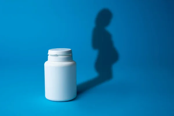 Embarazo Salud Medicamentos Píldoras Tabletas Embarazadas —  Fotos de Stock