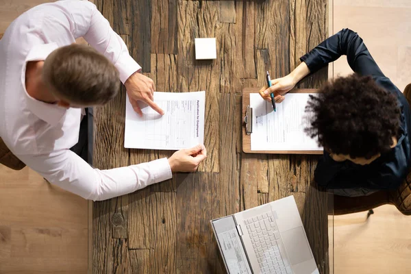 African American Women Job Interview Business Recruit — Foto Stock