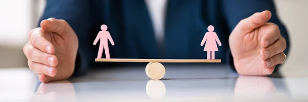 Equal Gender Balance And Parity. Job Pay Equality