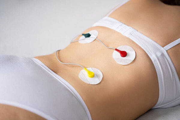 Back Pain Electrode Stimulation And Training. Electrotherapy