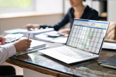 İşyerinde Faturayla Bilgisayarda Çalışan Kadın ve Kadın Denetçiler