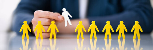 Client Idéal Candidat Emploi Concept Recrutement Sélection Des Profils — Photo