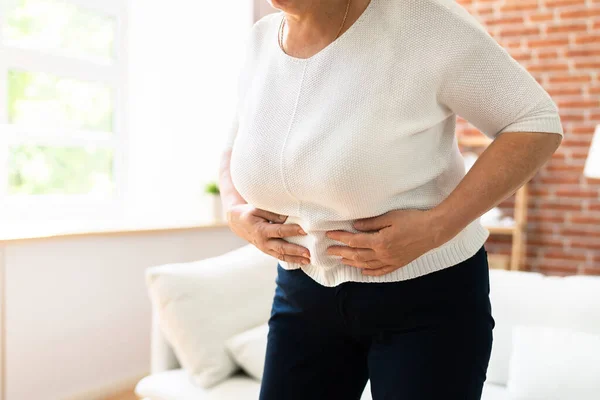 Ectopische Zwangerschap Misselijkheid Zwangere Vrouw Lijdt — Stockfoto