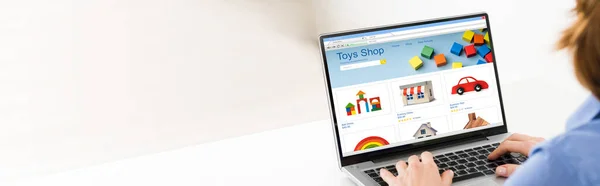 Online Ecommerce Shop Toy Store Kids — Stockfoto