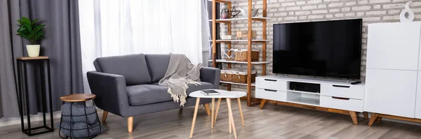 Interior Living Room Sofa Furniture — Stok Foto