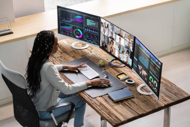 Sanal Telework Webinar ve Öğrenme Sunumu. Afrika İnsan Telekomünikasyonu