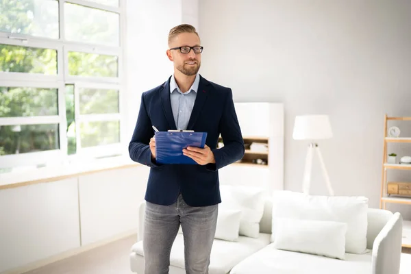 Valoración Casa Bienes Raíces Verificación Casa — Foto de Stock