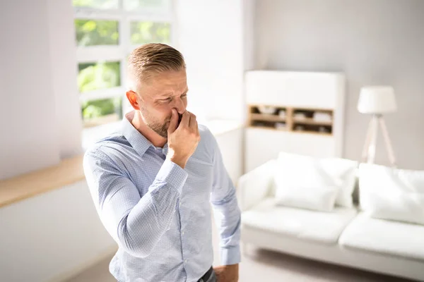 Bad Smell Odor Air Conditioner House — Stock Photo, Image