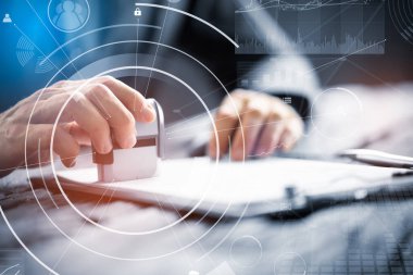 Ofiste Kayıt ya da İzin Belgesi Damgalayıcısı