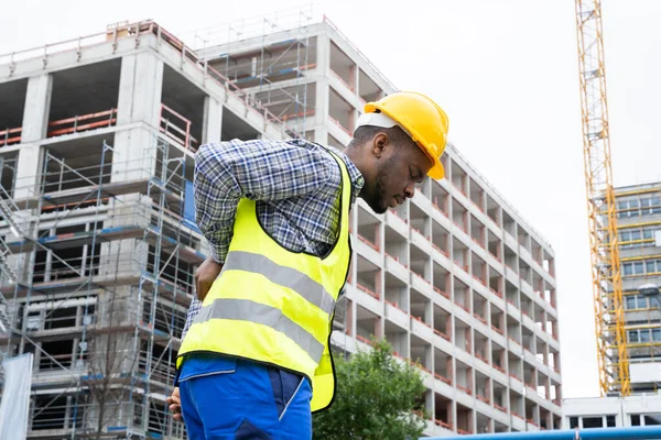 Engineer With Back Pain Injury After Accident At Construction Site