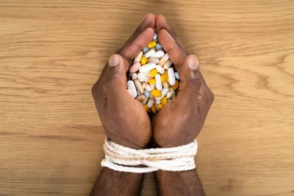 Medication Narcotic Addict Medicine Pills Painkiller Patient — Stockfoto