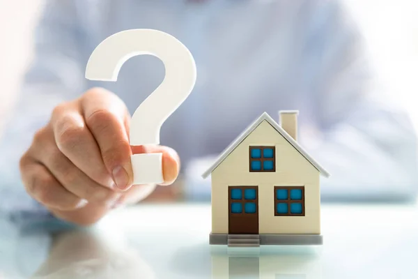 Preguntas Hipotecarias Casa Inmobiliaria Consejos Preguntas —  Fotos de Stock