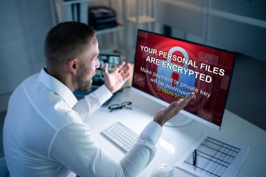 Fidye amaçlı yazılım ihlali. Hacklenmiş Bilgisayar. Fidye Saldırısı