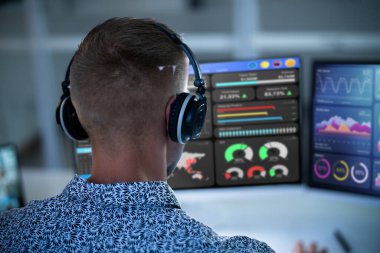 İş Analisti KPI Kontrol Paneli Kullanarak Geç Saatlere Kadar Çalışıyor