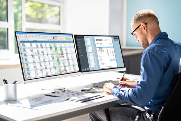 Бухгалтер-бухгалтер Расчет налоговой накладной на офисный компьютер