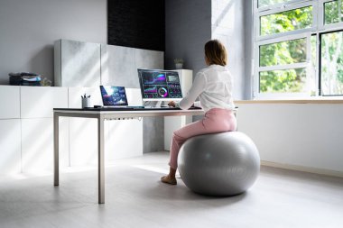 Ofisteki Doğru Pozisyon Spor Salonu Kullanımı