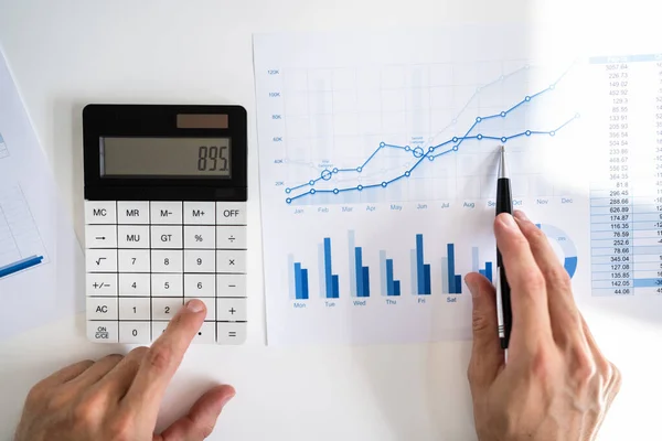 Business Finance Data Office Marketing Work Numbers — Stockfoto