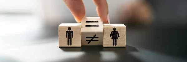 Gleichberechtigung Und Gleichberechtigungsgesetz Gleicher Lohn — Stockfoto