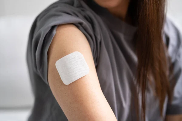 Stop Met Roken Nicotine Substitutie Nrt Drug Patch — Stockfoto