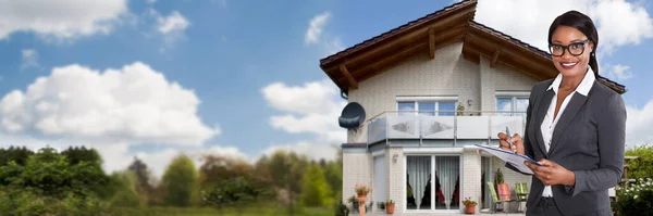 Fastigheter Home Fastighetsinspektion Hus Kontrollera — Stockfoto