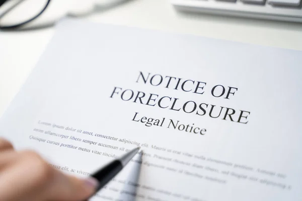 Real Estate Property Auction Or Foreclosure Litigation