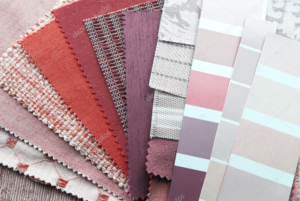 Upholstery and color samples