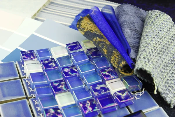 Repair decoration planning upholstery tiles — Stock Photo, Image