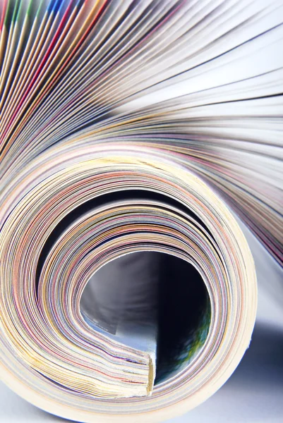 Magazine rolled — Stock Photo, Image