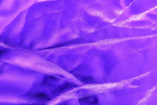 Texture tissu froissé violet — Photo