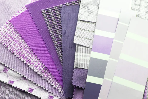 Textura de tapicería muestras de color Fotos de stock libres de derechos