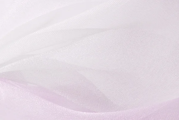 Różowa faktura tkaniny organza — Zdjęcie stockowe