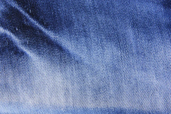 Blå denim jeans textur — Stockfoto