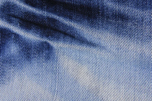 Blue denim jeans texture — Stock Photo, Image